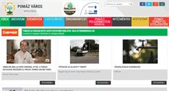 Desktop Screenshot of pomaz.hu